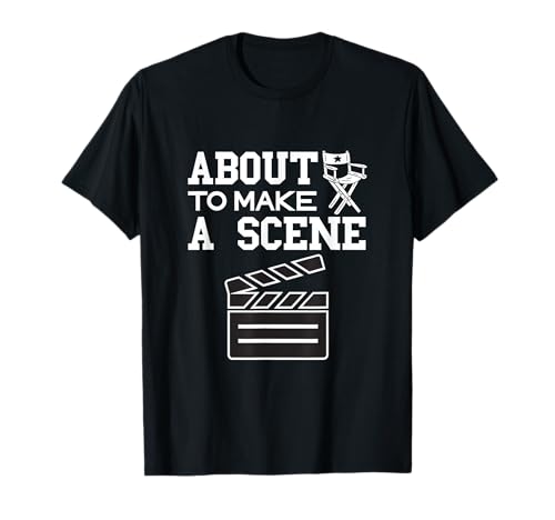 Filmmaker Scene Directors Chair Filmmaking Cinematographer T-Shirt