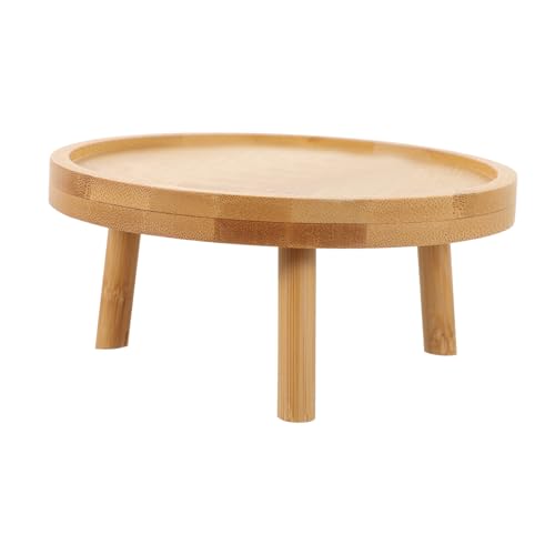 LIOOBO 木製プラントスタンド 盆栽棚 多肉植物ホルダー 屋内プラントラック バルコニー用 木製花台 立簡単 自然素材 リビング キッチン 飾り棚