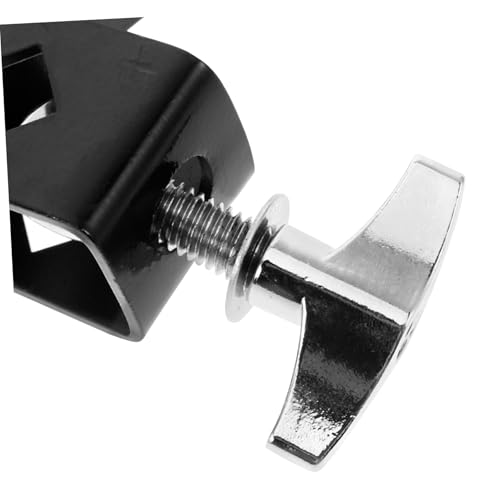 ERINGOGO Soporte de Brazo para Platillo para Baterías Soporte Ajustable de Metal Resistente para Instrumentos de Percusión miniatura 3