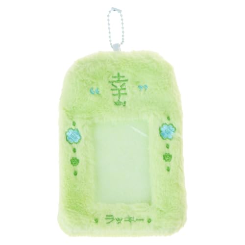 Image of Nucelit Photocard Holder Flowers Bus Card Protector Lovely Photo Sleeve 3 Inch Credit Card Holder for Woman Girl Plush Photocard