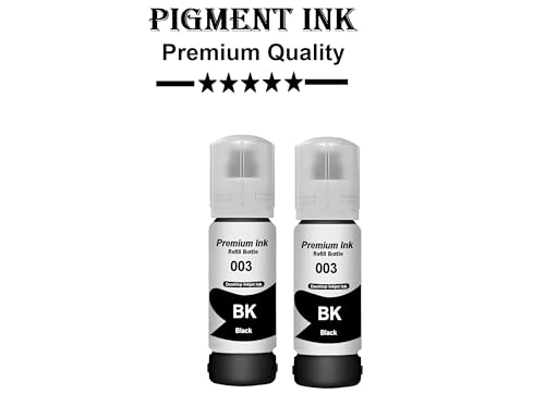 Image of CANOFF 003 Ink for Epson L3110, L3150, L3250, L3252 L3115, L3116, L3101, L3210, L3215, L3216, L3151, L3152, L3156, L5190 Printer - Compatible Ink Bottle for Epson 003 (Black 2)