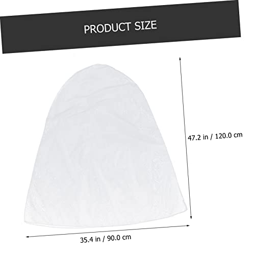 Abaodam 4 Peças Bolsa De Vestido De Casamento Capa De Vestido De Noiva Roupa De Noiva Transparente B