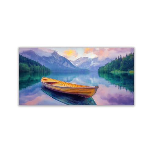Deco murale salon paysage de plage tableau moderne pour illuminer les murs sombres