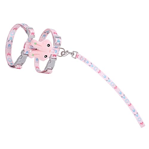 Mipcase Rabbit Pattern Cat Harness Escape- Adjustable Leash Comfortable for Outdoor Activities Pet Supplies