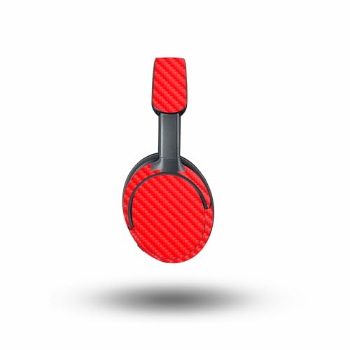 Image of MightySkins Carbon Fiber Skin Compatible with Bose QuietComfort Ultra - Solid Red | Protective, Durable Textured Carbon Fiber Finish | Easy to Apply, Remove, and Change Style