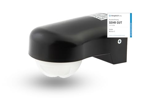 HUBER Motion 5 Infrarot Bewegungsmelder 360° mit 3 Sensoren und...