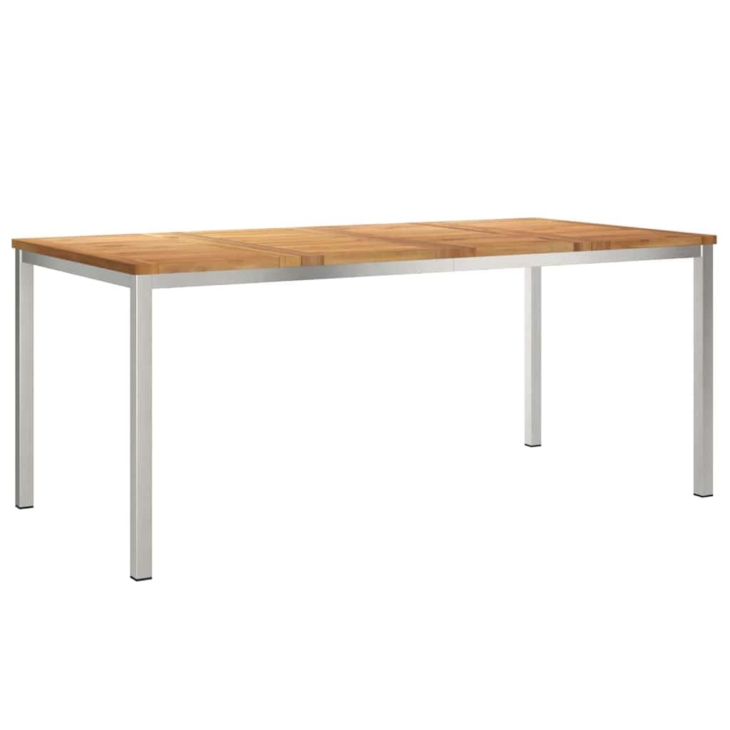 Moderno juego de comida al aire libre de 5 piezas, marrón, con marco de acero y tablas de madera, equipado con cojines con cremallera y reposabrazos ergonómicos, perfecto