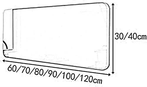 Table murale pliante gain de place bleue table de travail cuisine 80x40 - 3