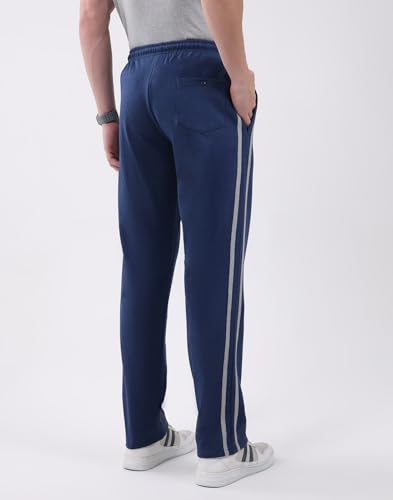 Image of Monte Carlo Men's Regular Fit Solid Track Pants | Drawstring Closure | Side Pocket Sports Lower | Comfortable & Stylish Lower for Men's