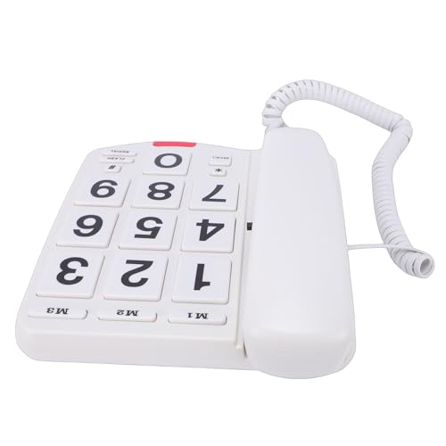 Teléfono fijo con teclas grandes Luqeeg para adultos mayores miniatura 5