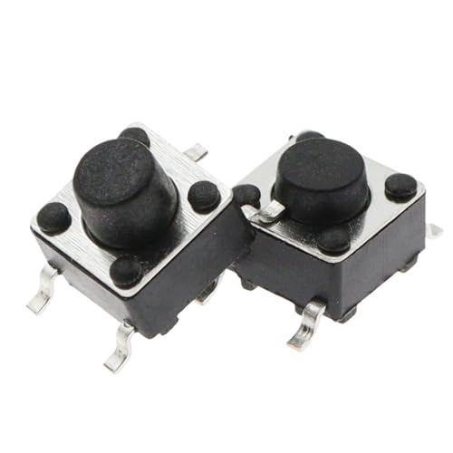 Interrupteur SMD 6x6x22mm pour réparer bouton poussoir défectueux tactile 4 broches 20 pièces