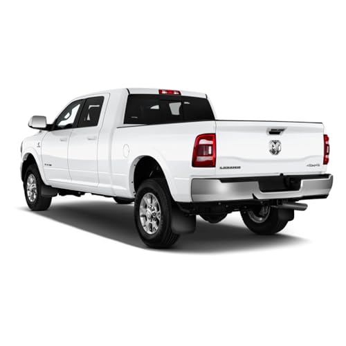 Image of Tecoom Truck Mud Splash Guards Fit for Ram 2500 3500 2019-2023 with OEM Fender Flares, Not for Power Wagon, Black Front and Rear Mud Flaps Set of 4
