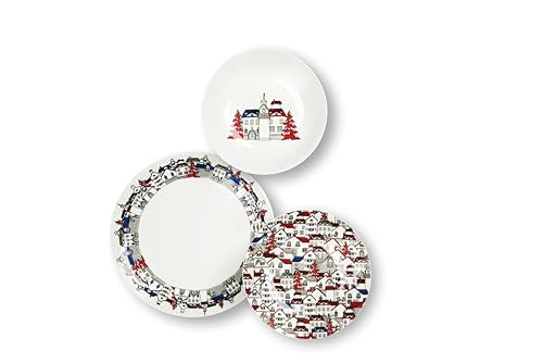 Excelsa Innsbruck Servizio Piatti 12 Pezzi, Porcellana