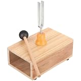 Stimmgabel 512 Hz Satz aus Stahl und Holz mit Hammer ...