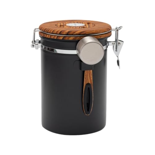 MORLU �R�[�q�[�L���j�X�^�[ �R�[�q�[�� �ۑ��e�� 304�X�e�����X �^�󖧕� ���e�� �W���[�J�b�v�t�� �h���ۑ� ���� ���َq �� �����[ ��e��1.8L �H�i�ۑ��r �ƒ�p�i (�u���b�N)