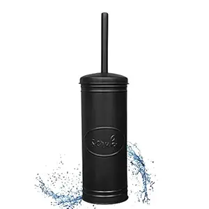 Autumn Alley Farmhouse Bathroom Toilet Brush and Holder Set - Black Rustic Toilet Bowl Cleaner  Modern Farmhouse Bathroom Decor