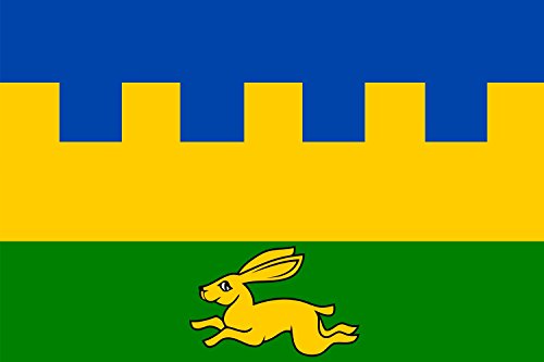 Drapeau Záluží grand modèle idéal pour pavoiser les fêtes du district de Beroun