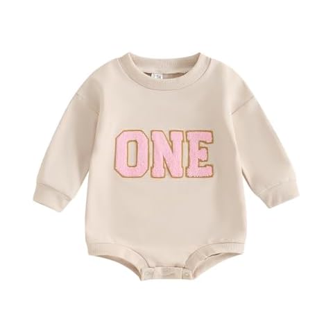 Carolilly Baby First Birthday Bodysuit ONE Cover