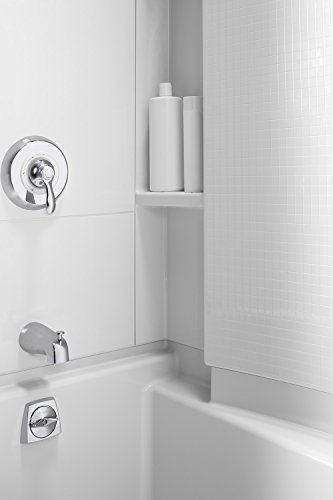 STERLING 71150125-0 Accord Bath Tub and Shower Kit, 60-Inch x 32-Inch x 74-Inch, White - Thumbnail 4