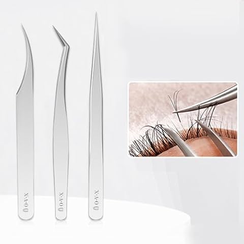Ovx False Eyelash Tweezers For Flawless Lash Application Good Tool For Make Eyes Up Cover
