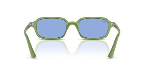 Ray-Ban RB4455F Zuri Low Bridge Fit Sunglasses, Cloudy Jungle Green/Blue, 51 mm - image 4