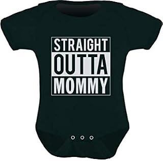 Tstars Straight Outta Mommy Infant Gift for New Mom Funny Cute Unisex Ba