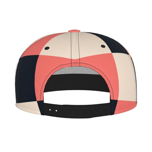 Kingï¼ŒQueenï¼ŒPrincess Fashion Flat Brim Baseball Cap â€“ Stylish Unisex Cap with All-Over Print Design â€“ Breathable Lightweight Hat for Daily Wear, Outdoor Activities, and Travel Black4