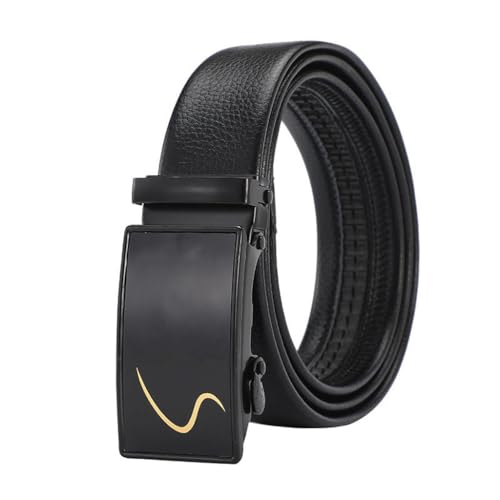 JSEIAJB Automatic Buckle Men's Belt Casual Middle-aged And Young Belt