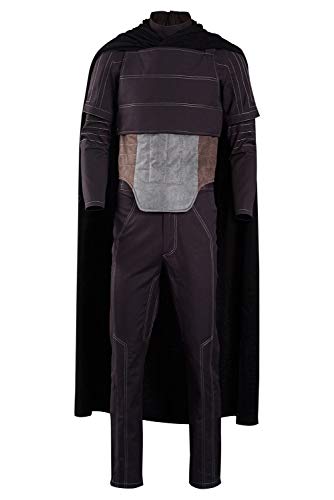 Cosplaysky Adult Battle Suit for Mandalorian Costume Season 2 Bounty Hunter Halloween Outfit Without Armor Men Medium