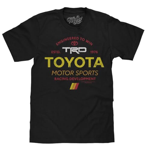 Tee Luv Men's Toyota TRD T-Shirt - Toyota Racing Development Motor Sports Shirt