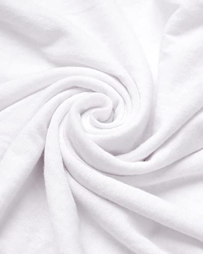 Limited Too Girls’ Undershirt – 100% Cotton No Show Comfort Crewneck Shirt (6 Pack, 2T-16)4