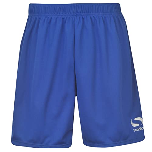 Sondico Mens and Kids Core FB Shorts Infants Childrens Adults Boys Sports Training Football Pants School Bottoms (13 Yrs, Royal)