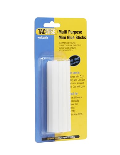 Tacwise 0476 Cool Melt Glue Sticks 7.4mm x 100mm Pack of 12 Clear