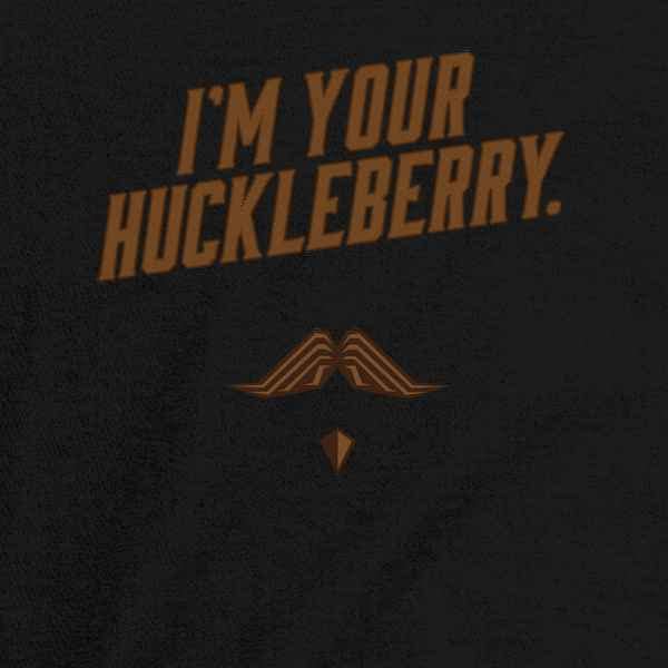 Pop Threads Im Your Huckleberry Western Quote Funny Vintage Infant Baby Boy Girl Bodysuit2