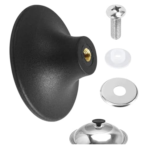 MEKEET Universal Black Bakelite Lid Knobs Cover
