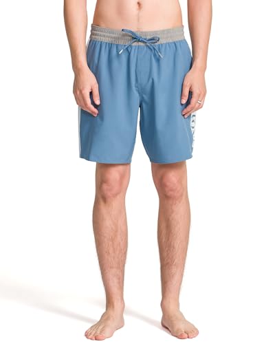 Volcom Jones 18' Swim Surf Trunk Boardshort Pantalones Cortos, Niagara, X-Large para Hombre