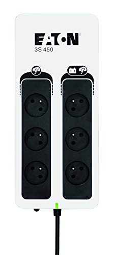 Miniatura 6 de Eaton 3s 450 Fr - Off-Line Ups - Sistema De Alimentación Ininterrumpida Sai - 3s450f - 450va 6 Salidas Tipo Fr - Negro Y Blanco