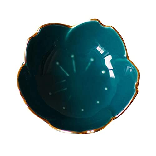 JRZTC Bols à tremper Bols à collation 1pc Bol à tremper en céramique Assaisonnement Petite Assiette Rond Polygone Carré Style Japonais Couleur Sauce Bol à Sauce Assaisonnement Cover