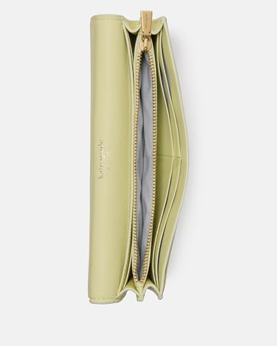 Image of kate spade new york Deco Pebbled Leather Large Flap Wallet