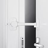 Inaya Adjustable Door Strap, Door Locks for Kids Safety & Cat Door Latch, Child Proof Door Pinch Guard for Kids, Keep Baby & Dogs Out of the Cat Litter Box and Feeder - 1 Pack