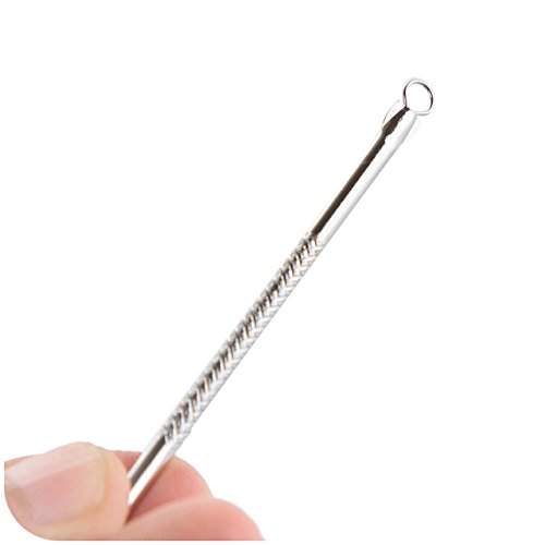 Generic 1 pc 8cm: Channy 5pcs Blackhead Comedone Acne Pimple Belmish Extractor Vacuum Blackhead Remover Acne Blackhead Extractor Face Tool Spoon