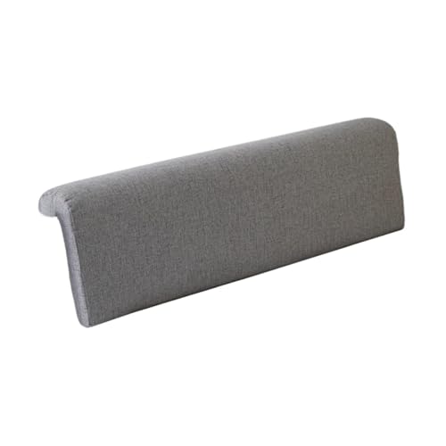Image of Dorm Headboard Cushion for Dorm Room Decoration Modern Soft Backrest Cushion Dark Gray