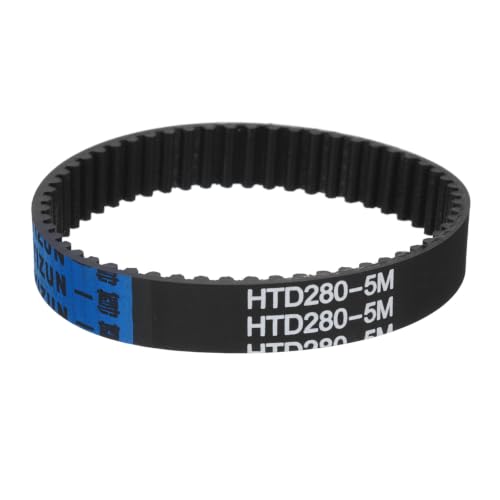HiPicco HTD 5M Timing Belts, 280mm Pitch Length x 15mm Width x 3.8mm Height