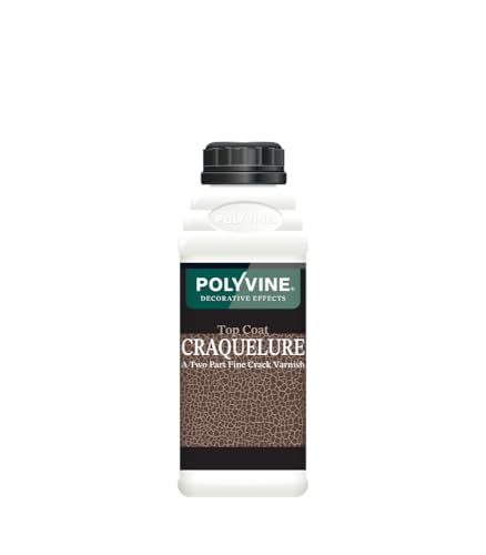 Polyvine Craquelure Antique Crackle Varnish Quart (Topcoat)