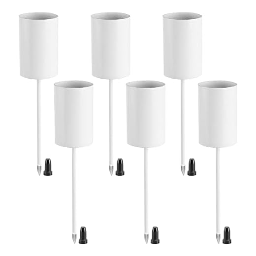 6 STK Ø 2.5cm Kerzenhalter Adventskranz, Stabkerzenhalter Adventskranz weiß, Kerzenstecker Adventskranz, Kerzenständer Stabkerzen, Kerzenhalter Kranz