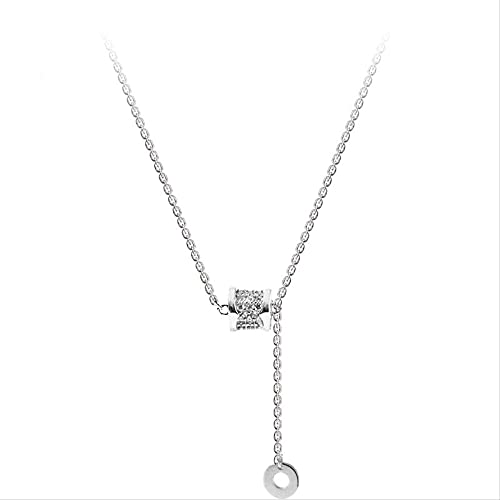 Collier Long O-Chain en zircon AAA pour sublimer vos robes de soirée