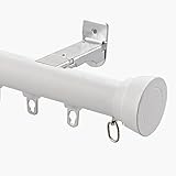 Asta per tenda romana da parete per divisorio, robusta barra per tenda e accessori, ideale per soggiorno e camera da letto, 140 cm