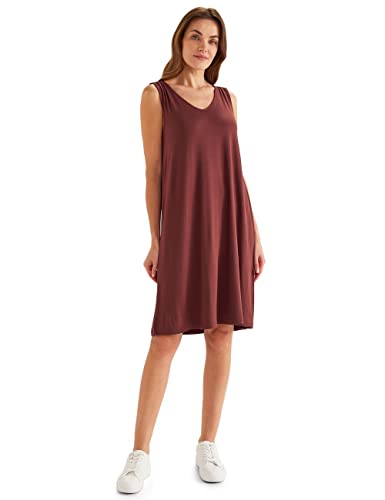 STREET ONE Damen A143601 Sommerkleid, Dark Foxy Red, 40 EU