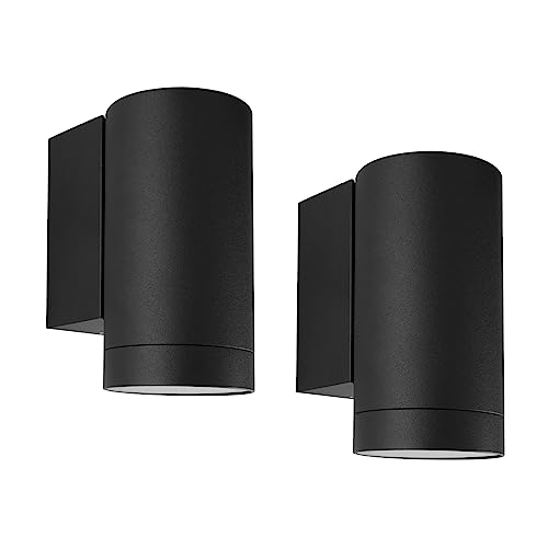 Lampe murale étanche Klighten pour illuminer une entrée sombre en lot de 2
