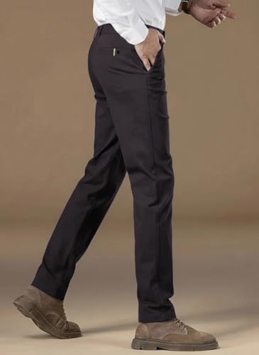 Image of TOPLOT Men's Premium Regular Fit Trousers | Lightweight Durable Fabric | Utility Pocket Design | Comfortable Waistband | Perfect for Office, Travel, Casual Outings (5279)